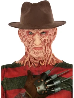 Kapelusz Freddy Krueger brązowy