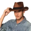 Kapelusz Kowbojski Indiana Jones brazowy 1 szt.