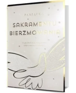 Kartka okolicznościowa Bierzmowanie "PAMIĄTKA SAKRAMENTU BIERZMOWANIA"