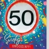 Kartka okolicznościowa na 50 Urodziny + balon w środku