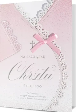Kartka okolicznościowa Na Pamiątkę Chrztu Świętego