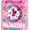Kartka okolicznościowa Roczek XXL "Dziś Twoje 1 Urodziny -spełnienia wszystkich marzeń i snów Kwiatuszku" dziewczynka