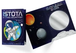 Kartka urodzinowa karnet Kosmonauta lusterko