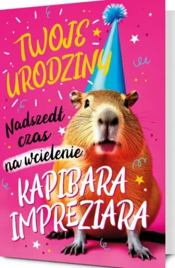 Kartka Okolicznościowa na 18-ste urodziny XXL Kapibara Impreziara