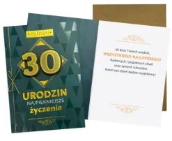 Kartka okolicznościowa 30 urodziny dla Niego