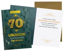 Kartka okolicznościowa 70 urodziny dla Niego