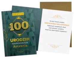 Kartka okolicznościowa 100 urodziny dla Niego