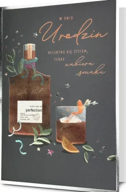Kartka okolicznościowa urodzinowa Whiskey