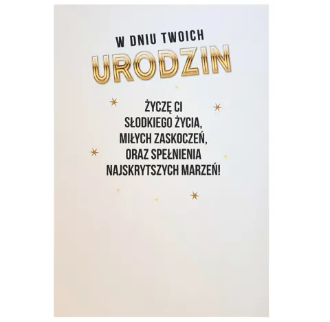 Kartka urodzinowa Starter Milionera