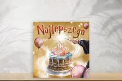 Kartka z życzeniami Najlepszego Magiczny Tort Harry Potter 1 szt.