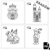 Karty do zabaw KRAKÓW zestaw 15 szt. do wydruku PDF