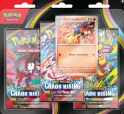 Karty Pokémon TCG: Mega Evolution - Chaos Rising - 3-Pack Blister Bundle