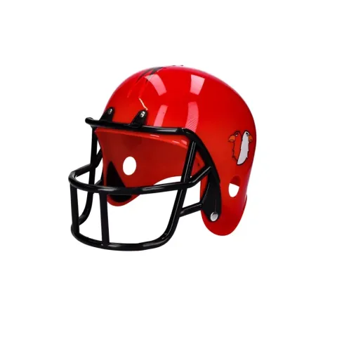 Kask futbolisty futbol amerykański Rugby czerwony