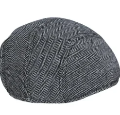 Kaszkiet lata 20-te 30-te Beret angielski w jodełkę