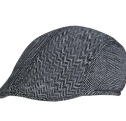Kaszkiet lata 20-te 30-te Beret angielski w jodełkę