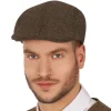 Kaszkiet lata 20-te 30-te Beret angielski w jodełkę