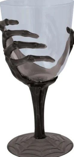 Kielich plastikowy ręka szkieleta halloween 18,5 cm