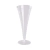 Kieliszki do szampana plastikowe jednorazowe 120ml 10 szt.