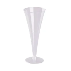 Kieliszki do szampana plastikowe jednorazowe 120ml 10 szt.