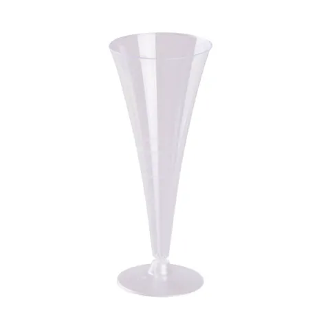 Kieliszki do szampana plastikowe jednorazowe 120ml 10 szt.