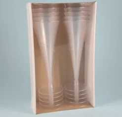 Kieliszki do szampana plastikowe jednorazowe 120ml 10 szt.