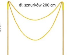 Kijki Sznurek do dużych baniek mydlanych ,,Pętelka’’ Słupskie Bańki Mydlane