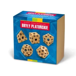 Klocki konstrukcyjne tekturowe do samodzielnego złożenia BRYŁY PLATOŃSKIE Cardblocks
