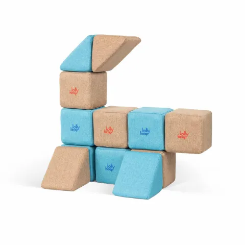 KLOCKI MAGNETYCZNE JollyHeap 12 szt. Montessori PIXI baby (kolory do wyboru)