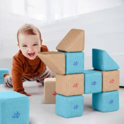 KLOCKI MAGNETYCZNE JollyHeap 12 szt. Montessori PIXI baby (kolory do wyboru)