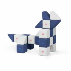 KLOCKI MAGNETYCZNE JollyHeap 24 szt. Montessori MINI (kolory do wyboru)