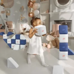 KLOCKI MAGNETYCZNE JollyHeap 24 szt. Montessori MINI (kolory do wyboru)