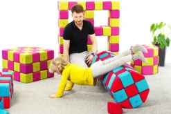 KLOCKI MAGNETYCZNE JollyHeap 50 szt. Montessori medium (kolory do wyboru)