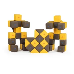 KLOCKI MAGNETYCZNE JollyHeap 50 szt. Montessori medium (kolory do wyboru)