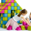 KLOCKI MAGNETYCZNE JollyHeap 50 szt. Montessori creative (kolory do wyboru)