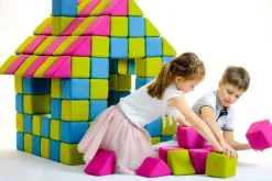 KLOCKI MAGNETYCZNE JollyHeap 50 szt. Montessori creative (kolory do wyboru)