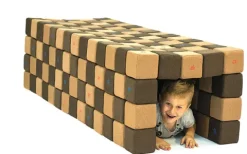 KLOCKI MAGNETYCZNE JollyHeap 50 szt. Montessori creative (kolory do wyboru)