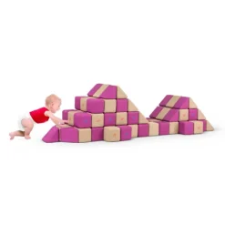 KLOCKI MAGNETYCZNE JollyHeap 50 szt. Montessori basic(kolory do wyboru)