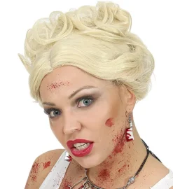 Kolczyki zakrwawione toporki Halloween