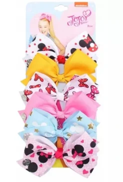 Kolorowa kokarda kokardka dla dziewczynek 12 cm XL - mix wzorów