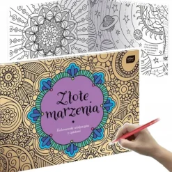 Kolorowanka dla dorosłych Złote Marzenia A4 16 kartek