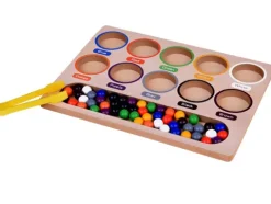 Kolorowe kulki Montessori Sorter nauka kolorów