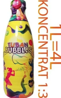 Koncentrat płynu do baniek mydlanych 1 litr = 4 l TUBAN
