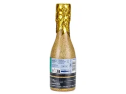 Konfetii pneumatyczne butelka szampana kolor złoty 20,5 cm