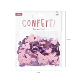 Konfetti foliowe 15g niebieskie lub różowe stópki Baby Shower