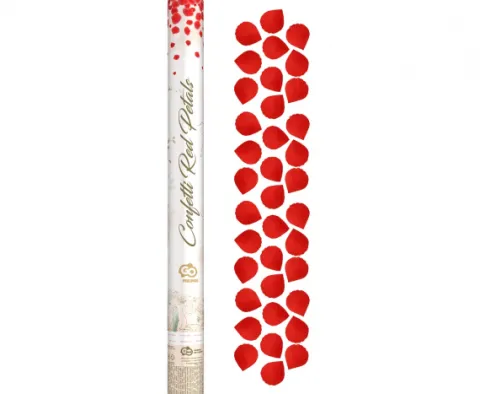 Konfetti pneumatyczne płatki róż tekstylne 60cm