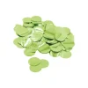 Konfetti kółka foliowe metaliczne Jasno zielone/ limonkowe 15 gram