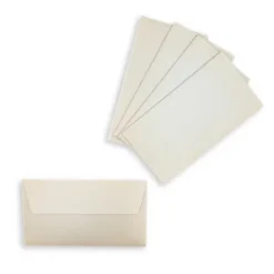 Koperta mini na bilecik 11,5 x 6 cm kremowa perłowa 1 szt.