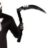 Kosa dla kostuchy wygięta czarna 40 cm Halloween