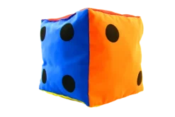 Kostka edukacyjna 20 cm - Kropki