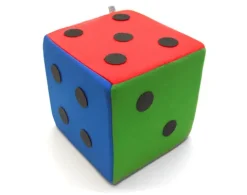 Kostka edukacyjna na rzepy 20 cm